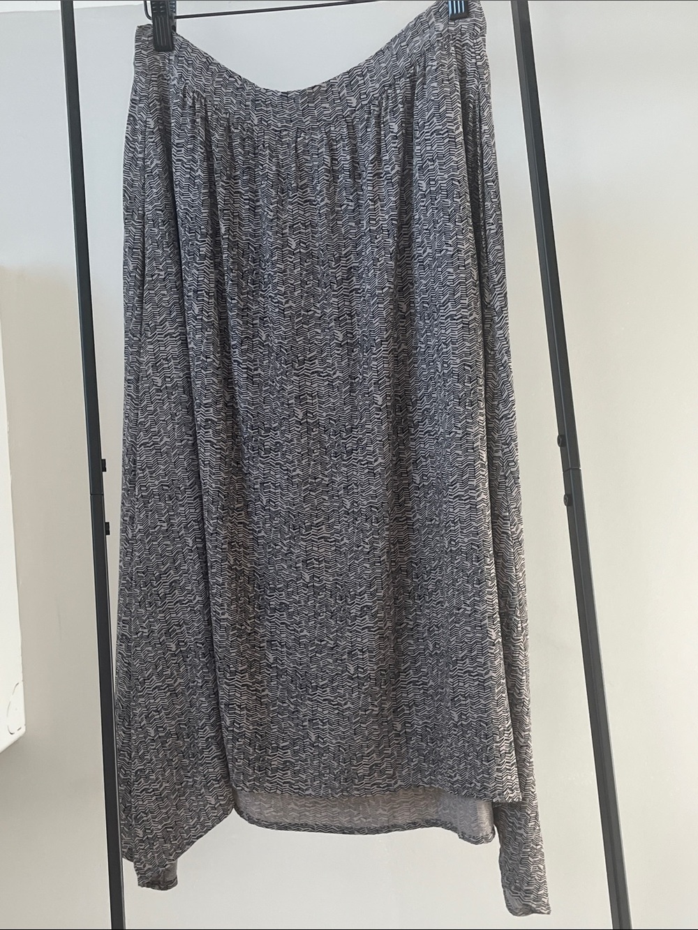 Eileen Fisher asymmetrical midi skirt